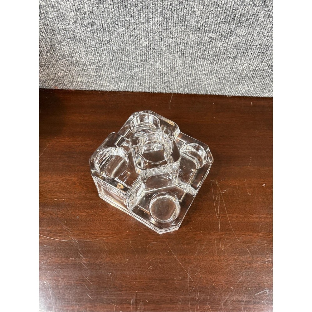PartyLite P7170 Crystal Castle 5 Tier Votive Tea Light Candle Holder